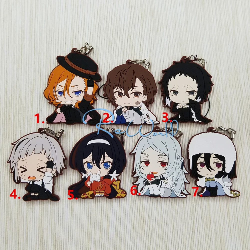 Bungo Stray Dogs Anime Dazai Osamu Nakajima Atsushi Tatsuhik Shibusa Fyodor. D Rubber Keychain
Bungo Stray Dogs Anime Dazai Osamu Nakajima Atsushi Tatsuhik Shibusa Fyodor. D Rubber Keychain