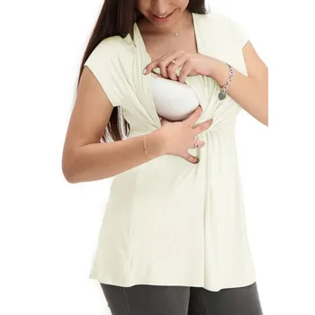 vetement femme 2019 Women Pregnant maternity tops and blouses Nusring Maternity Solid Short Sleeve Tops Ruffles Clothes Blouse
vetement femme 2019 Women Pregnant maternity tops and blouses Nusring Maternity Solid Short Sleeve Tops Ruffles Clothes Blouse
