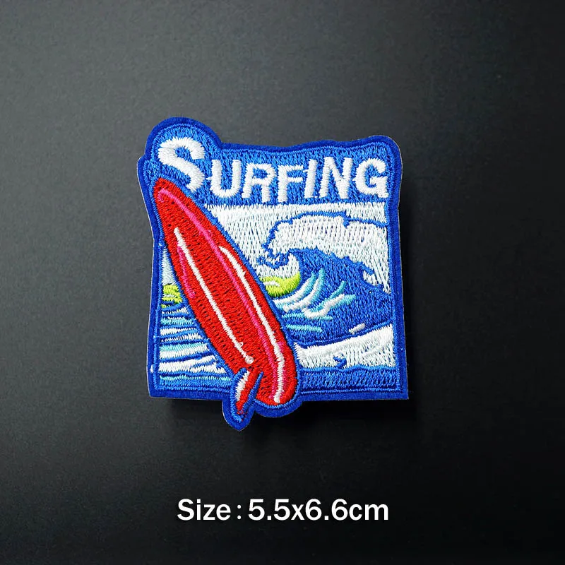 Surf Size:5.5x6.6cm Iron On Patch Sewing On Embroidered Applique Fabric for Jacket Badge Clothes Stickers
Surf Size:5.5x6.6cm Iron On Patch Sewing On Embroidered Applique Fabric for Jacket Badge Clothes Stickers