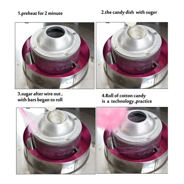 Cotton candy making machine