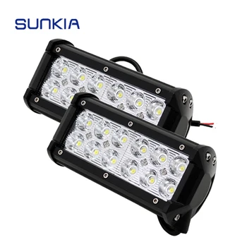 SUNKIA 2Pcs/Pair 36W 7" Car LED Working Light Bar Car Styling Offroad Driving LED Light 12V-24V 4x4 Truck ATV Spotlight
SUNKIA 2Pcs/Pair 36W 7" Car LED Working Light Bar Car Styling Offroad Driving LED Light 12V-24V 4x4 Truck ATV Spotlight