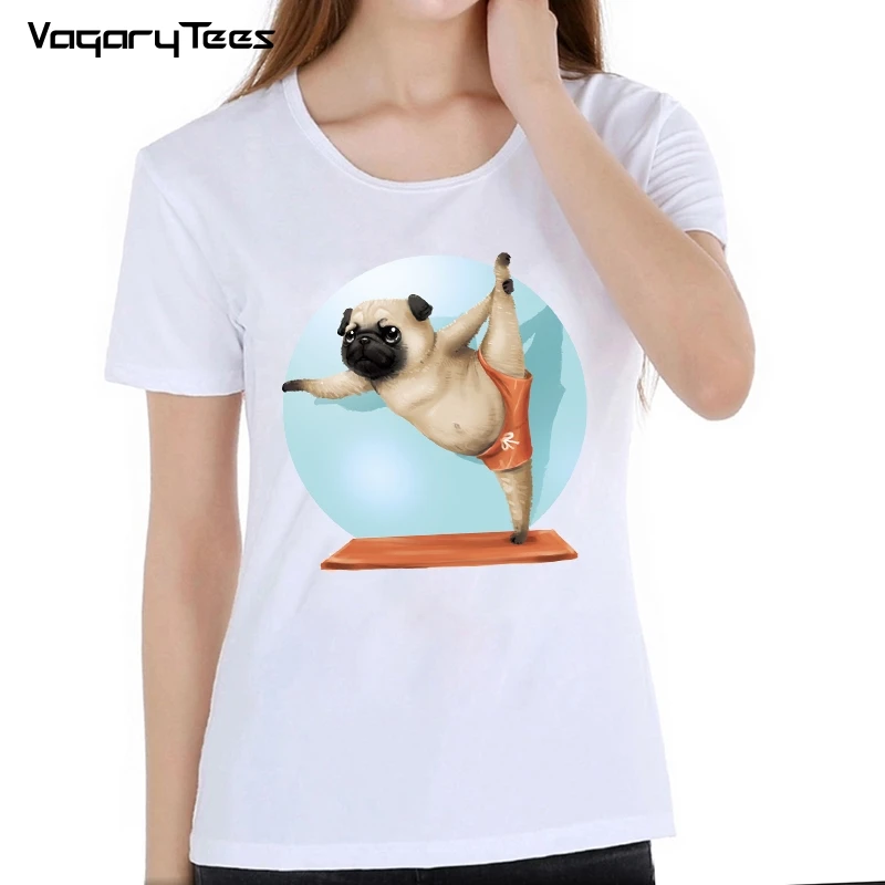 Funny yo ga Hippie Danced Pug Dog Funny Lovely Animal Loose women Round Neck Short Sleeve Print T-shirt Ladies Tops Tees
Funny yo ga Hippie Danced Pug Dog Funny Lovely Animal Loose women Round Neck Short Sleeve Print T-shirt Ladies Tops Tees