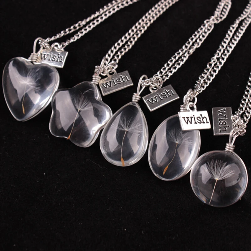 Fashion Creative Handmade Transparent Dried Flowers Dandelion Square Shaped Pendant Necklace Women Jewelry Accessories
Fashion Creative Handmade Transparent Dried Flowers Dandelion Square Shaped Pendant Necklace Women Jewelry Accessories