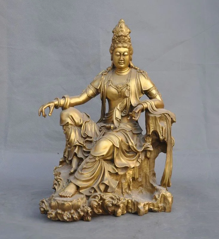 christmas Chinese Buddhism Pure Brass Seat Hill kwan-yin GuanYin Bodhisattva buddha statue halloween
christmas Chinese Buddhism Pure Brass Seat Hill kwan-yin GuanYin Bodhisattva buddha statue halloween