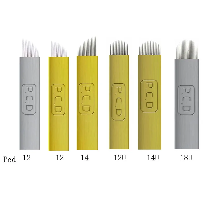 Permanent Microblading Needles Hard PCD 12/14/12u/14U/18U Pins Manual Eyebrow Tattoo Needles Brow Microblades
Permanent Microblading Needles Hard PCD 12/14/12u/14U/18U Pins Manual Eyebrow Tattoo Needles Brow Microblades
