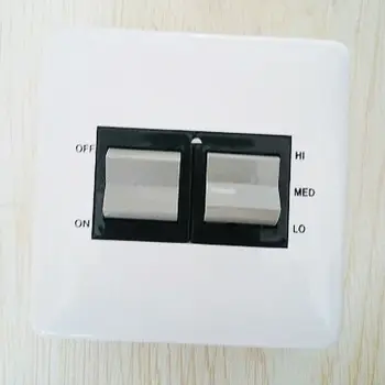 4 POSITION SWITCH for air damper or 3 speed fan coil. High, medium, low controller, four gear motor controller
4 POSITION SWITCH for air damper or 3 speed fan coil. High, medium, low controller, four gear motor controller