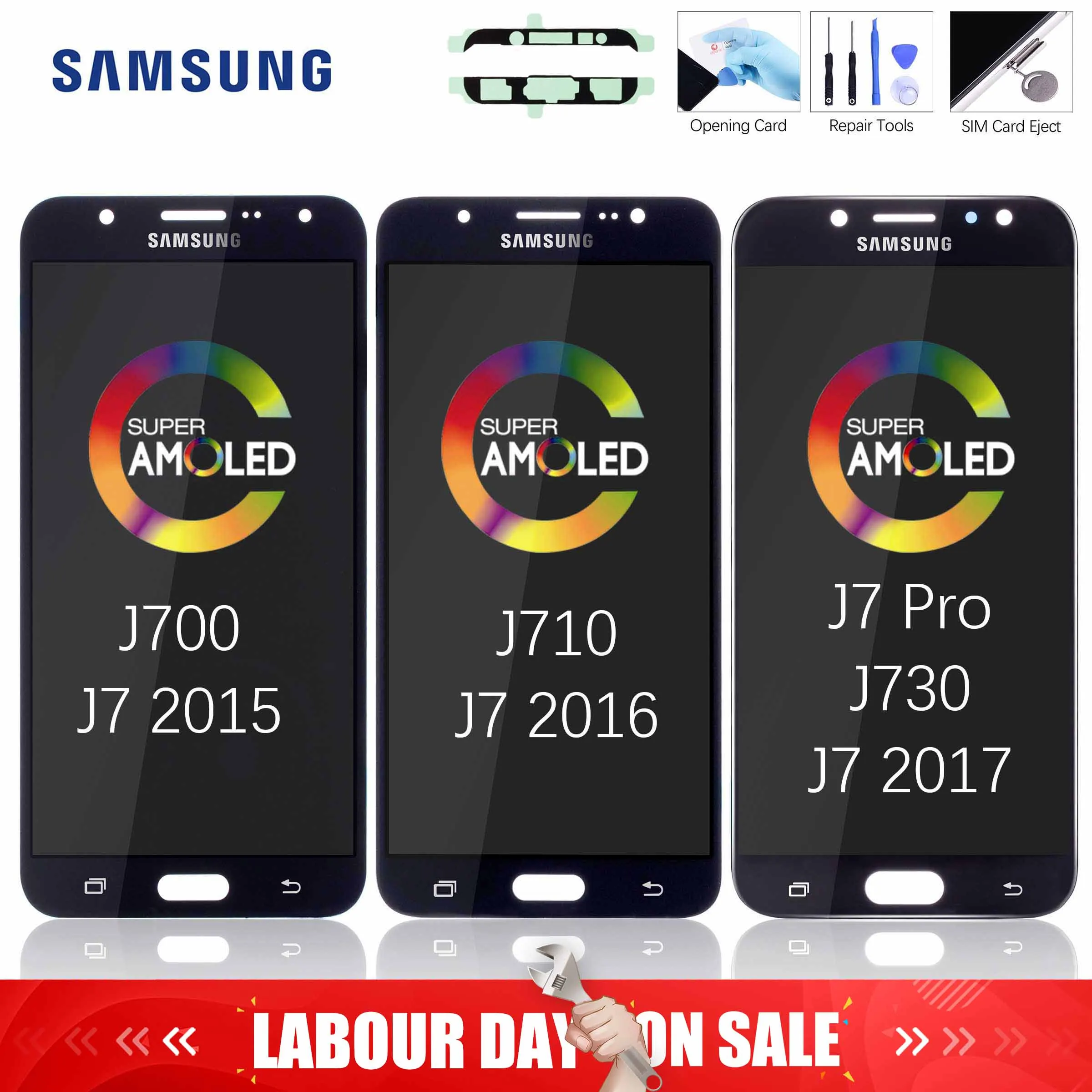 AMOLED For Samsung Galaxy j730 LCD DIsplay Screen For Samsung Galaxy j7 2017 Display J7 Pro 2016 J700 J700F LCD Touch J710
AMOLED For Samsung Galaxy j730 LCD DIsplay Screen For Samsung Galaxy j7 2017 Display J7 Pro 2016 J700 J700F LCD Touch J710