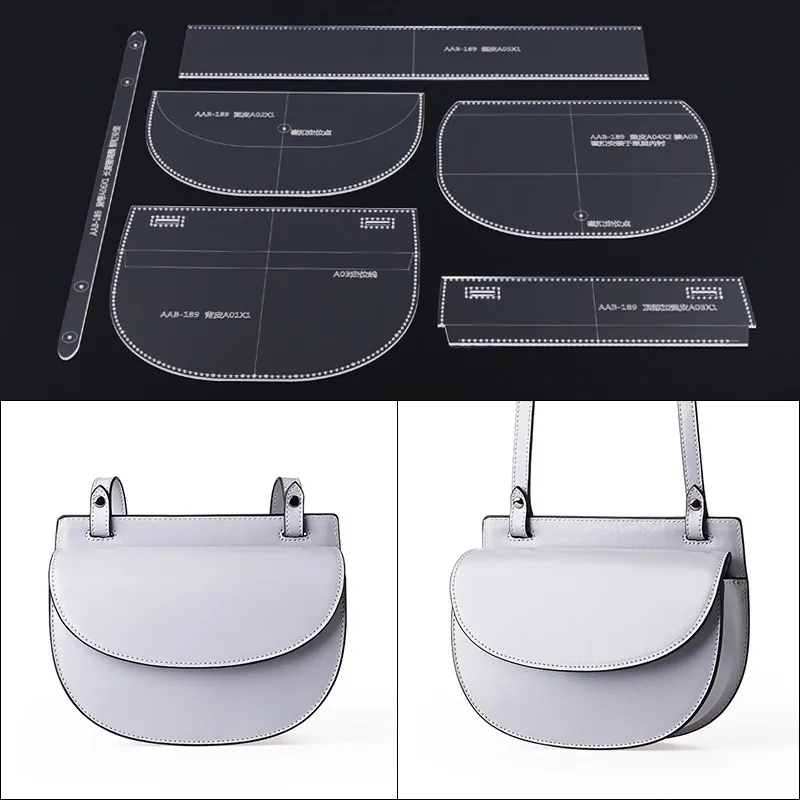 1 Set Leather Acrylic Crossbody Shoulder Bag handbag Pattern Stencil Template Tool set
1 Set Leather Acrylic Crossbody Shoulder Bag handbag Pattern Stencil Template Tool set