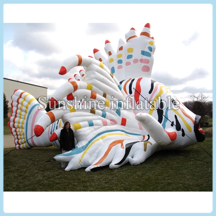 6mL pvc oxford giant colorful inflatable fish model with angles Inflatable tropical fish for advertising
6mL pvc oxford giant colorful inflatable fish model with angles Inflatable tropical fish for advertising