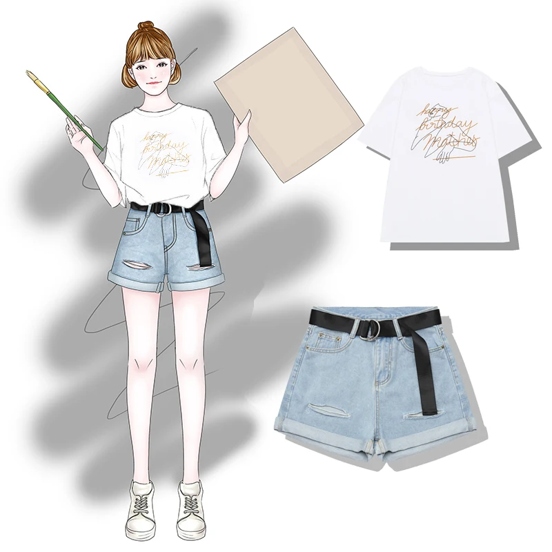 2019 new fashion women's two piece set Simple loose round neck female tide tee top+ Wide leg pants female suit
2019 new fashion women's two piece set Simple loose round neck female tide tee top+ Wide leg pants female suit