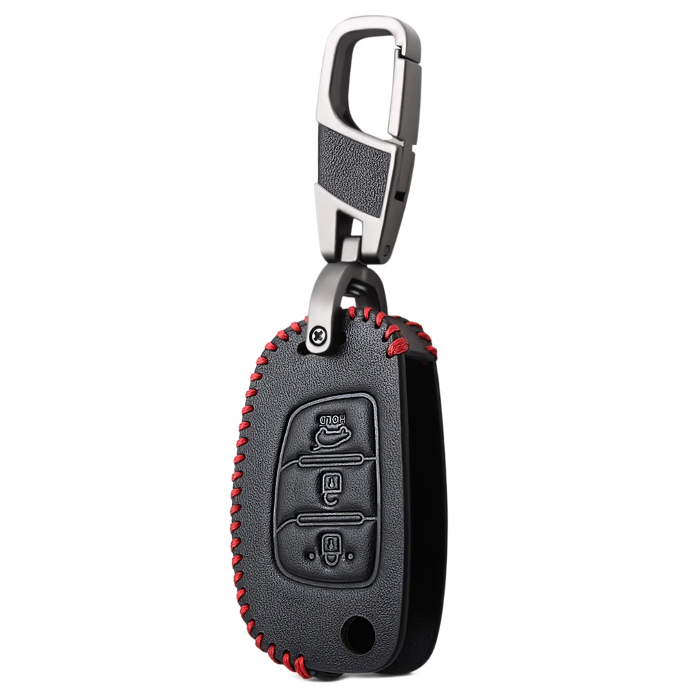 Leather Car Key Fob Cover Case Set Keychain For Hyundai Tucson Creta ix25 i10 i20 i30 Verna Mistra Elantra 2015-2018 2019
Leather Car Key Fob Cover Case Set Keychain For Hyundai Tucson Creta ix25 i10 i20 i30 Verna Mistra Elantra 2015-2018 2019