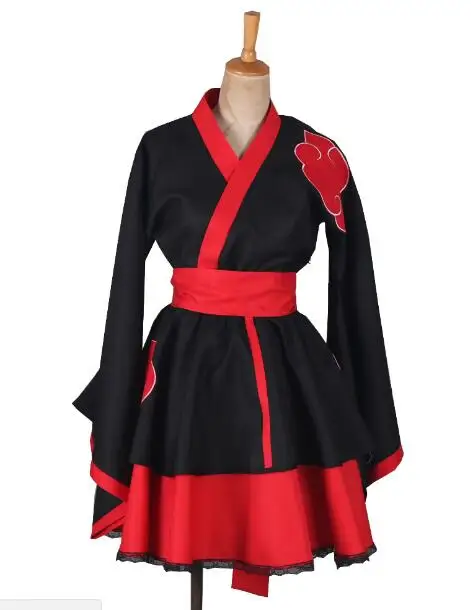 Free Shipping Naruto Shippuden Akatsuki Organization Female Lolita Kimono Dress Anime Cosplay Costume
Free Shipping Naruto Shippuden Akatsuki Organization Female Lolita Kimono Dress Anime Cosplay Costume