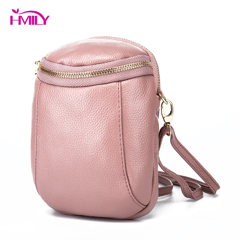 HMILY Genuine Leather Women Bag Double-layer Mobile Phone Wallet Korean Female Messenger Bag Real Leather Mini Crossbody Bag
HMILY Genuine Leather Women Bag Double-layer Mobile Phone Wallet Korean Female Messenger Bag Real Leather Mini Crossbody Bag