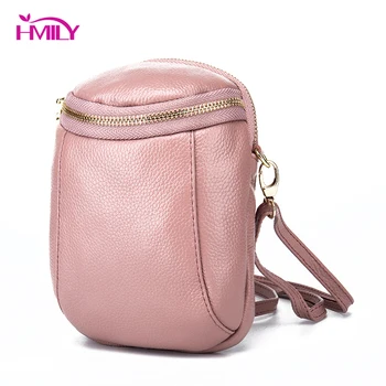 HMILY Genuine Leather Women Bag Double-layer Mobile Phone Wallet Korean Female Messenger Bag Real Leather Mini Crossbody Bag
HMILY Genuine Leather Women Bag Double-layer Mobile Phone Wallet Korean Female Messenger Bag Real Leather Mini Crossbody Bag