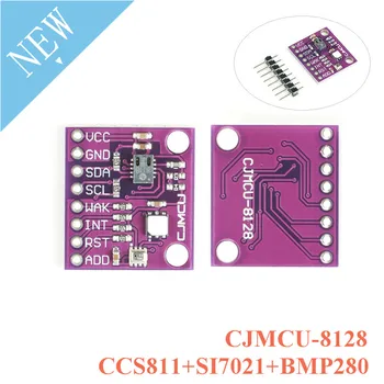 CCS811+SI7021+BMP280 Sensor Module Carbon Dioxide CO2 Temperature and Humidity Height Three-in-one CJMCU-8128 Weather
CCS811+SI7021+BMP280 Sensor Module Carbon Dioxide CO2 Temperature and Humidity Height Three-in-one CJMCU-8128 Weather