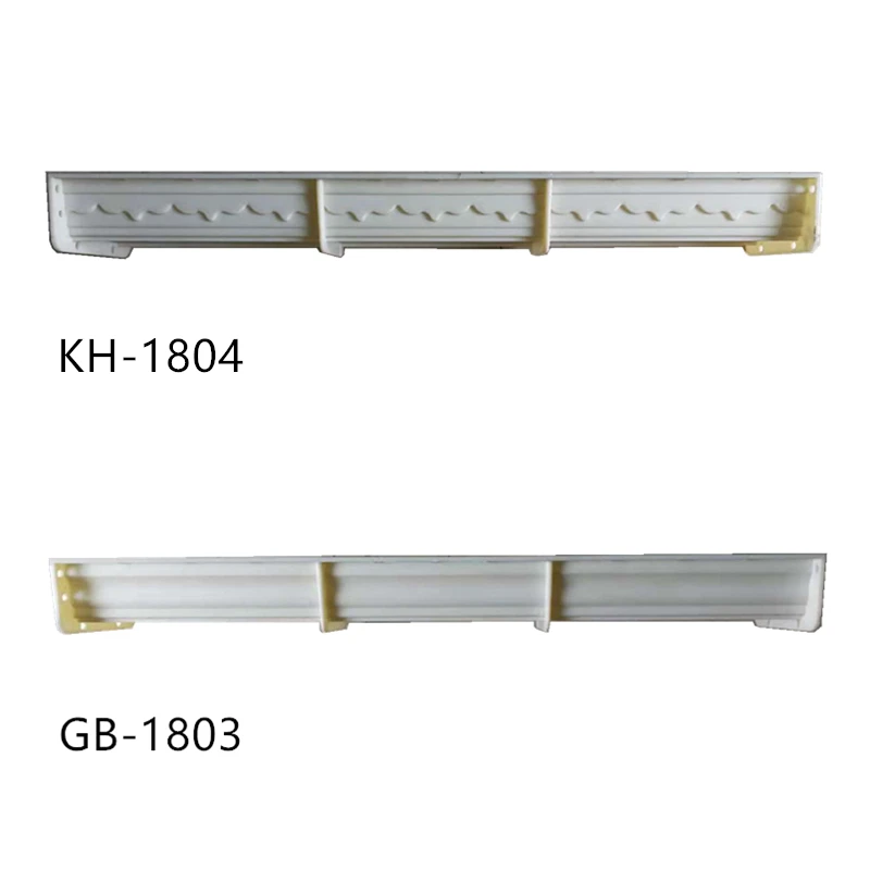 

18cm (7.09 in) Plain & Brace Pattern Balcony & Gardening Top-Bottom Shared Straight Precast Balustrade Rail Concrete Mold