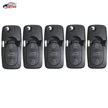 KEYECU 5Pcs 3+1 Button Folding Remote Key Fob 315 MHz with ID48 Chip FCC: 4D0 837 231 M for Audi S6 A6 TT Quattro 2002 2003 2004
KEYECU 5Pcs 3+1 Button Folding Remote Key Fob 315 MHz with ID48 Chip FCC: 4D0 837 231 M for Audi S6 A6 TT Quattro 2002 2003 2004