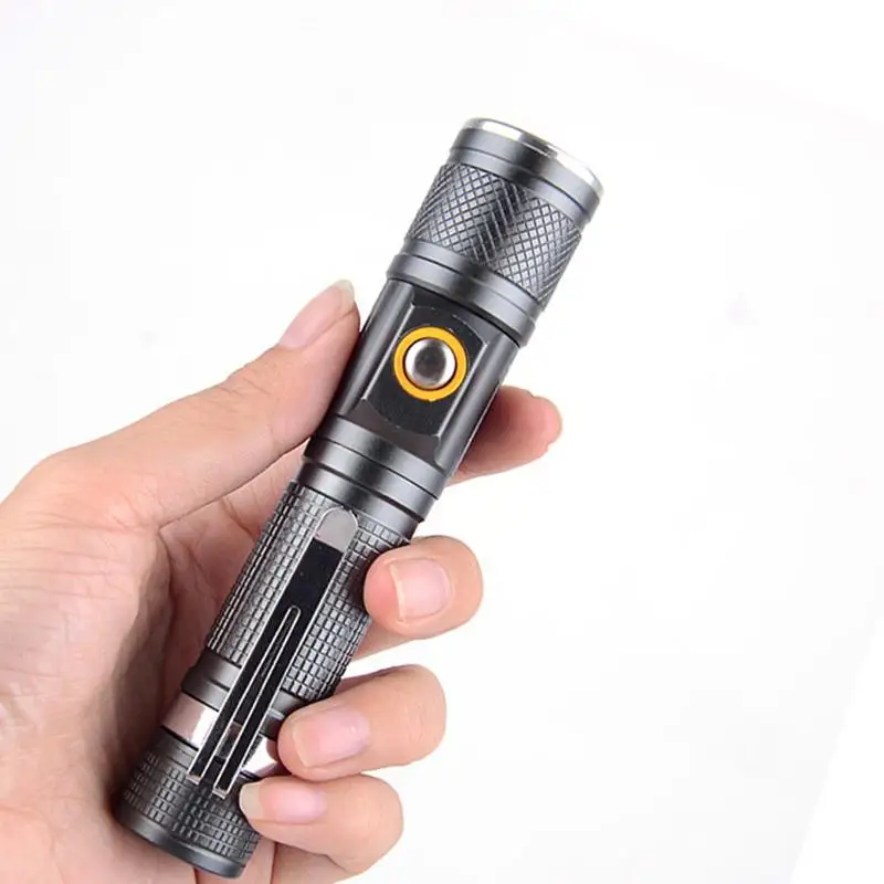 HobbyLane Portable Mini LED Flashlight Zoom Function Ultra Bright 3 Modes T6 Electric Torch with Pen Clip for Outdoor Activities
HobbyLane Portable Mini LED Flashlight Zoom Function Ultra Bright 3 Modes T6 Electric Torch with Pen Clip for Outdoor Activities