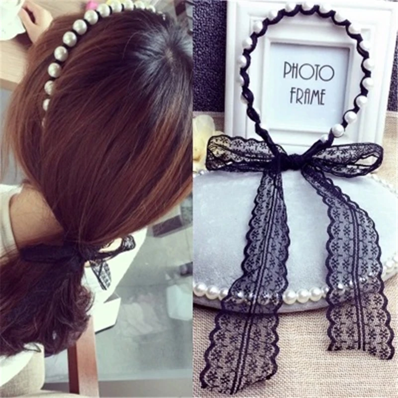 Women headband Fashion Pearl Headband For Women Korean Hair Accessories Flower Hair Band Lace Tassel
Women headband Fashion Pearl Headband For Women Korean Hair Accessories Flower Hair Band Lace Tassel
