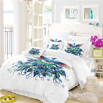 Bed Sheets Cotton the Peacock Display feathers Bedding Set Comforter Bedding Sets Drop Shipping A7
Bed Sheets Cotton the Peacock Display feathers Bedding Set Comforter Bedding Sets Drop Shipping A7