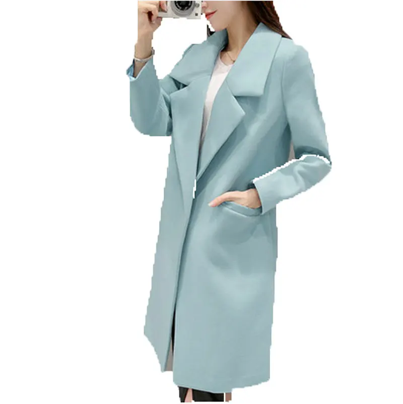 2016 Spring New Autumn Winter Women Solid Oversize Big Lapels Overcoat Imitated Cashmere Woolen Outerwear Loose Long Coat AE1722
2016 Spring New Autumn Winter Women Solid Oversize Big Lapels Overcoat Imitated Cashmere Woolen Outerwear Loose Long Coat AE1722