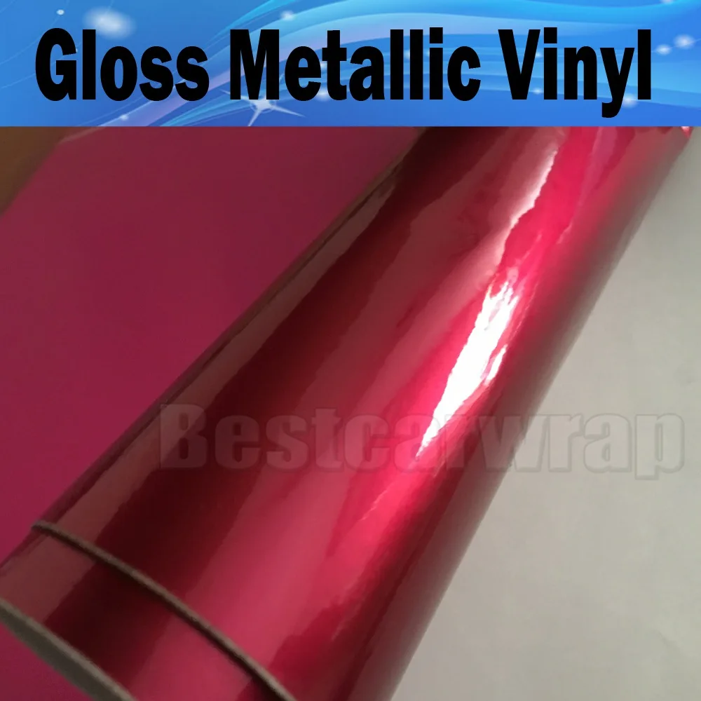 Rose PINK Candy Glossy METALLIC Car Wrap Vinyl Film With Air Release Vehicle Wrap Covering Sticker 1.52x 20m / 4.98x65ft
Rose PINK Candy Glossy METALLIC Car Wrap Vinyl Film With Air Release Vehicle Wrap Covering Sticker 1.52x 20m / 4.98x65ft