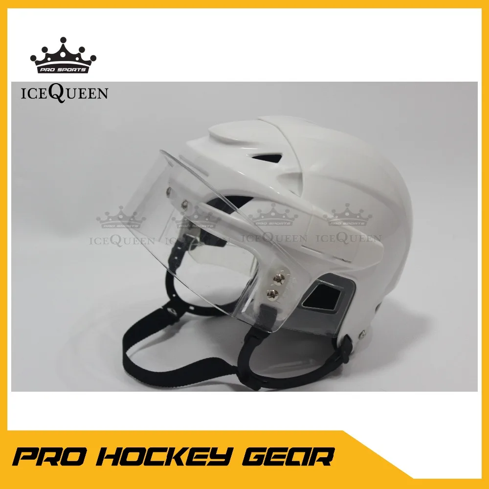 Free shipping! High quality hockey team use black and white color ice hockey helmet with Visor cage
Free shipping! High quality hockey team use black and white color ice hockey helmet with Visor cage