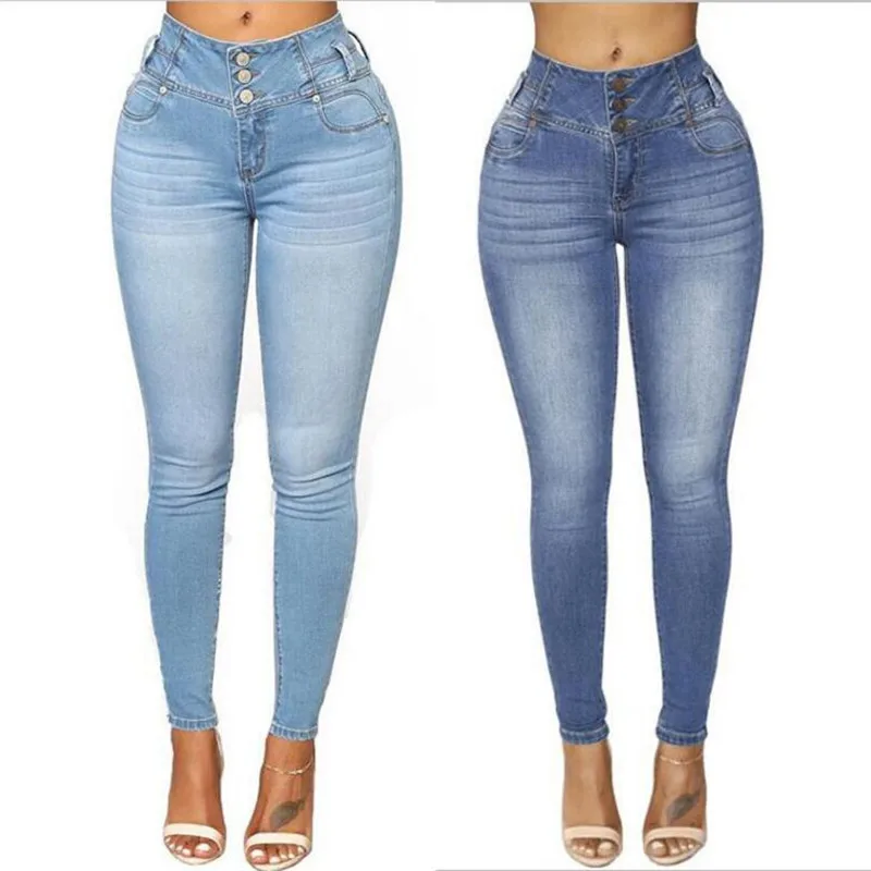 2019 good quality jeans for European and American women with high waist stretch and small feet
2019 good quality jeans for European and American women with high waist stretch and small feet
