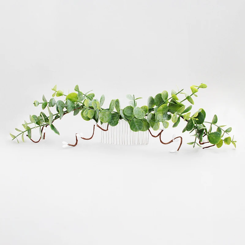 Greenery Hair Comb Bride Women Accessories for Wedding Ceremony Handmade Leaf Bridesmaid Headpiece
Greenery Hair Comb Bride Women Accessories for Wedding Ceremony Handmade Leaf Bridesmaid Headpiece