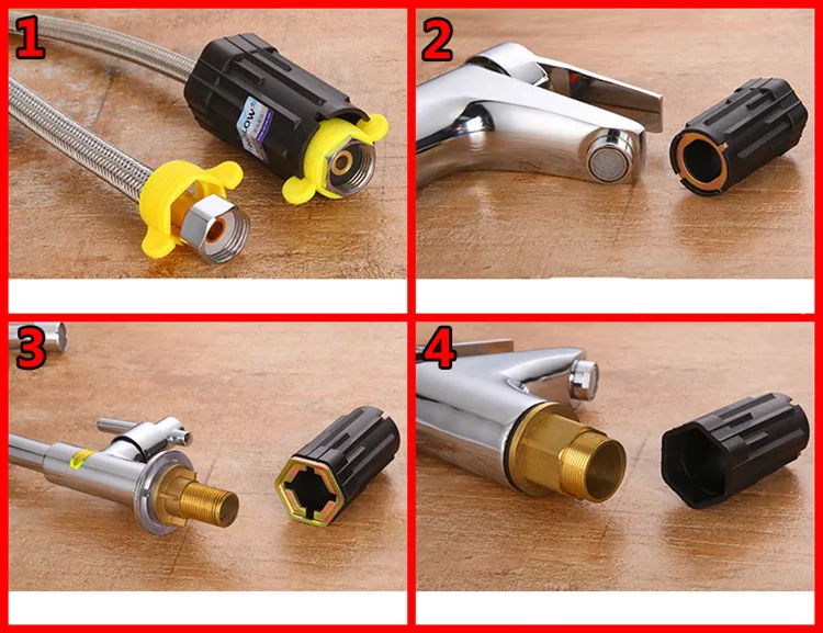 Home kitchen Faucet Repair Tool Set Multi - Function Wrench Sleeve Faucet Spool Nozzle Hose Installation Disassembly Home kitchen Faucet Repair Tool Set Multi - Function Wrench Sleeve Faucet Spool Nozzle Hose Installation Disassembly