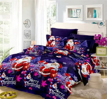 Festival Gift Bedding Set Merry Christmas Duvet Cover Set Purple Cartoon Bed Linens Bed Sheet Pillowcase Quilt Cover 4Pcs
Festival Gift Bedding Set Merry Christmas Duvet Cover Set Purple Cartoon Bed Linens Bed Sheet Pillowcase Quilt Cover 4Pcs