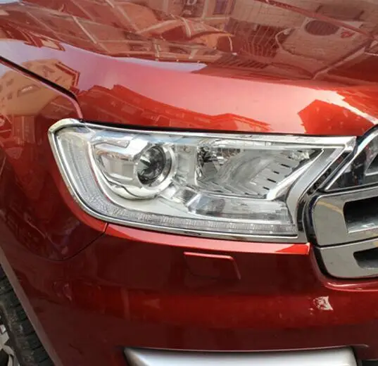ABS Chrome For Ford Everest Ranger 2016-2020 accessories Car Front Light Head Lamp Headlamps Frame Cover Trim car styling 2pcs
ABS Chrome For Ford Everest Ranger 2016-2020 accessories Car Front Light Head Lamp Headlamps Frame Cover Trim car styling 2pcs