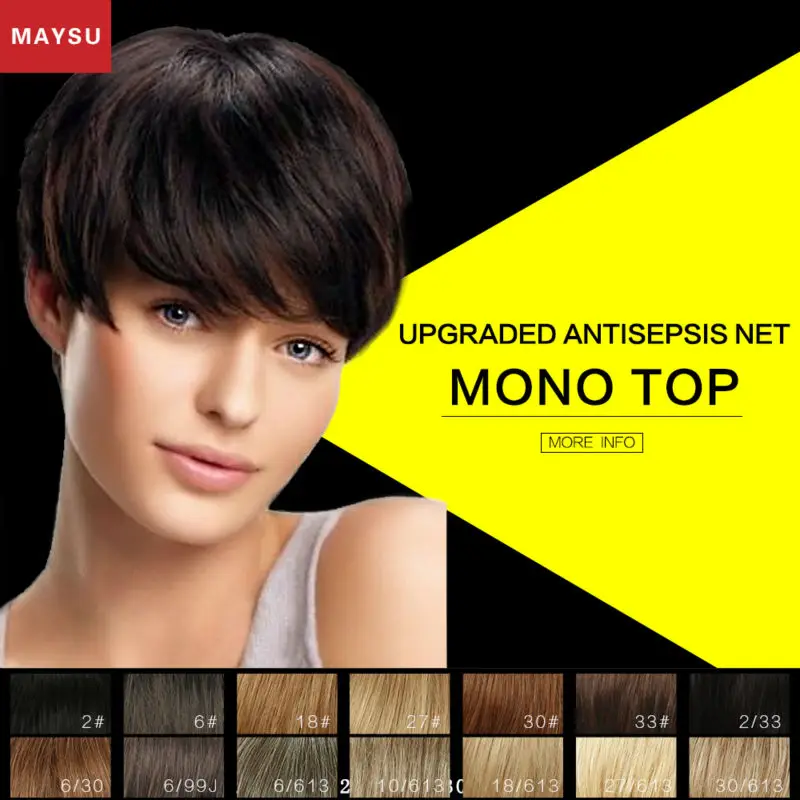 Cool Short Unprocessed Virgin Human Hair Wigs For Women Elegant MAYSU Full Neat Classic Brazilian Virgin Hair Blonde wig Capless Cool Short Unprocessed Virgin Human Hair Wigs For Women Elegant MAYSU Full Neat Classic Brazilian Virgin Hair Blonde wig Capless<br><br>Aliexpress