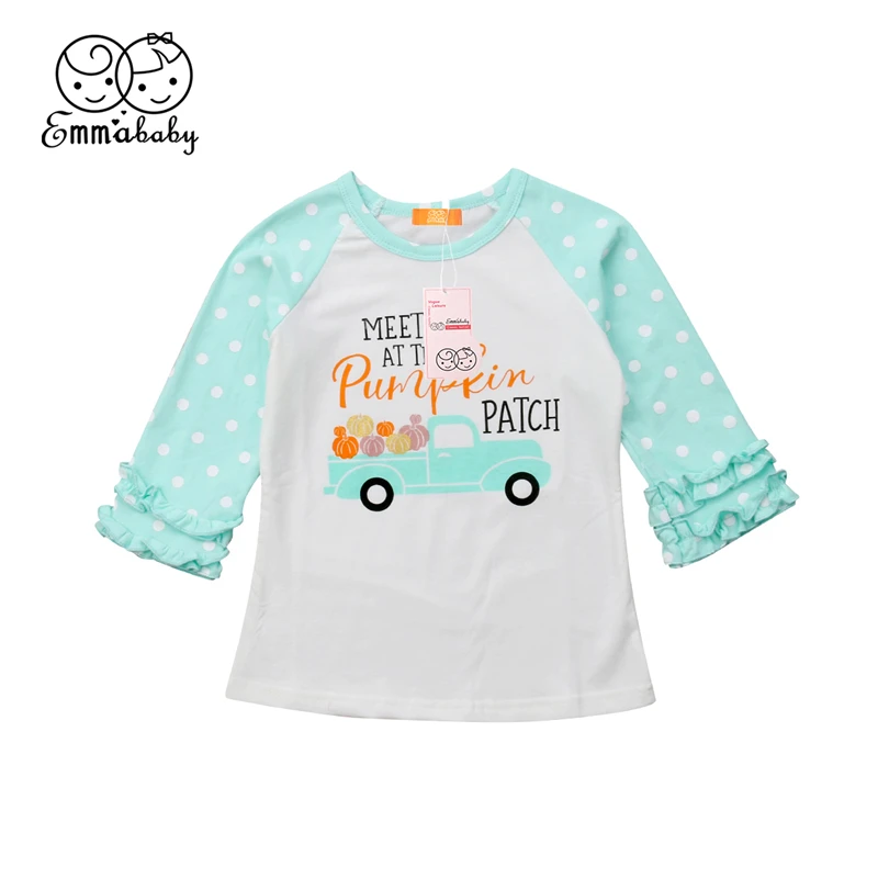 Adorable Cute Halloween Baby Kids Girl Long Sleeve Ruffles Polka Dot Color Patch Tops Shirt Outfit Printed Blouse Clothes Autumn
Adorable Cute Halloween Baby Kids Girl Long Sleeve Ruffles Polka Dot Color Patch Tops Shirt Outfit Printed Blouse Clothes Autumn