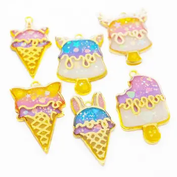 12 Pcs/set Ice Cream Popsicle Alloy Border DIY Handmade Crystal Epoxy Glue UV Mold Metal Frame Jewelry Accessories Material Set
12 Pcs/set Ice Cream Popsicle Alloy Border DIY Handmade Crystal Epoxy Glue UV Mold Metal Frame Jewelry Accessories Material Set