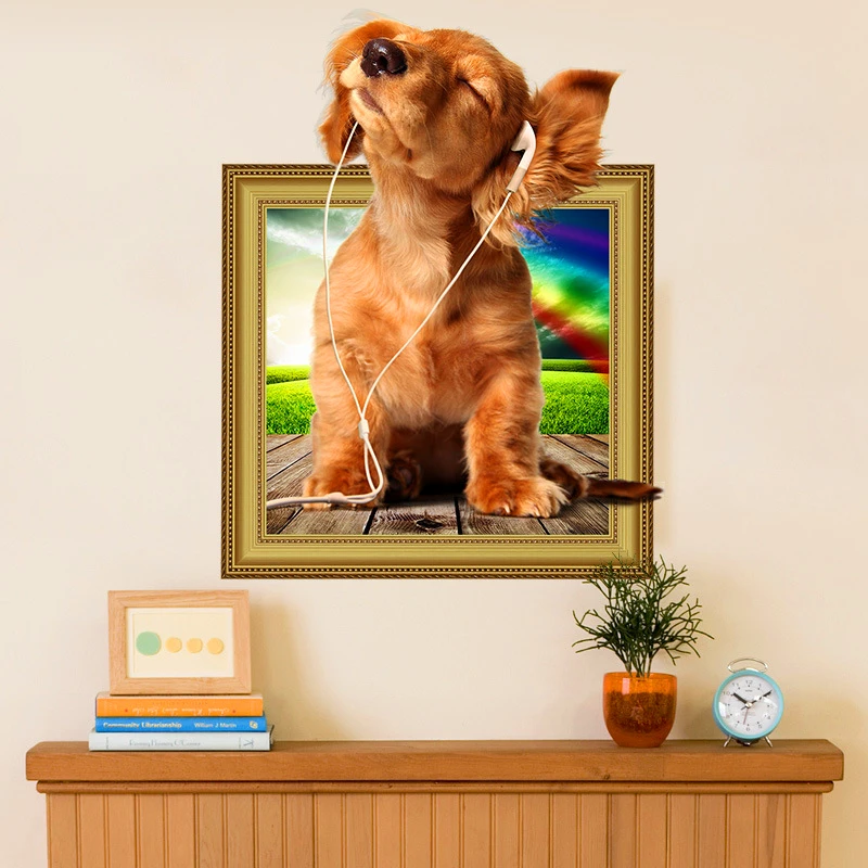 vivid music dogs wall stickers for living room bedroom pet decor wall decor 3d effect animal wall decals art diy mural kids gift
vivid music dogs wall stickers for living room bedroom pet decor wall decor 3d effect animal wall decals art diy mural kids gift