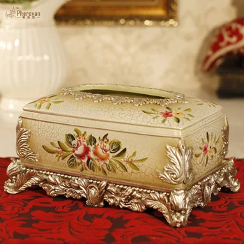 Luxury European style classical decorative box resin paper drawing box upscale hotel table decoration
Luxury European style classical decorative box resin paper drawing box upscale hotel table decoration