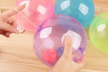 5bag Plastic bag package Tiny bubble Balloon toy 30-40cm after Inflation outdoor play TPR sugar color wubble ball kids gift d11
5bag Plastic bag package Tiny bubble Balloon toy 30-40cm after Inflation outdoor play TPR sugar color wubble ball kids gift d11