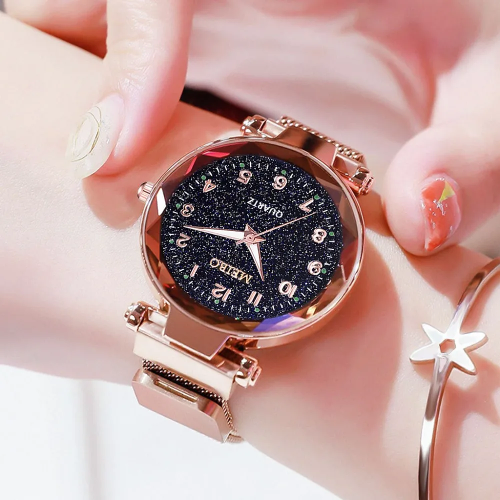 Luxury Luminous Women Watches Starry Sky Magnetic Female Wristwatch Waterproof Rhinestone Clock relogio feminino montre femme
Luxury Luminous Women Watches Starry Sky Magnetic Female Wristwatch Waterproof Rhinestone Clock relogio feminino montre femme