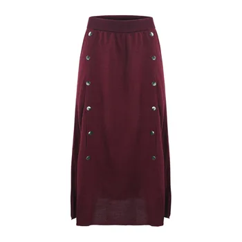 spring autumn western style fashion slim solid color Elastic waist SML XL XXL splits woman Casual long skirt lady a-line skirt
spring autumn western style fashion slim solid color Elastic waist SML XL XXL splits woman Casual long skirt lady a-line skirt