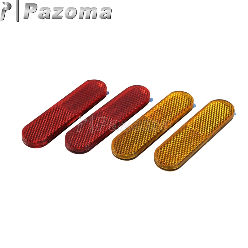 Pazoma 1 Pair New Plastic Red Amber Reflective Sticker Safety Warning Tape Sticker Dirt Bikes Trailers
Pazoma 1 Pair New Plastic Red Amber Reflective Sticker Safety Warning Tape Sticker Dirt Bikes Trailers