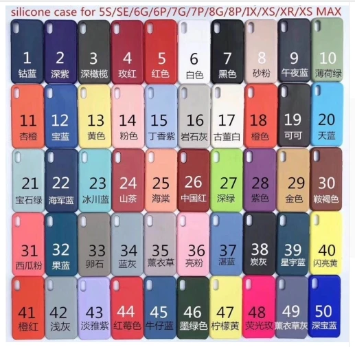 50Pcs/lot Have LOGO Original Official Silicone Case For IPhone 7 8 6 6S Plus 5 5S SE Cases For Iphone XS MAX XR X Case Cover
50Pcs/lot Have LOGO Original Official Silicone Case For IPhone 7 8 6 6S Plus 5 5S SE Cases For Iphone XS MAX XR X Case Cover