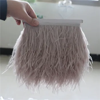 Dyed Ostrich Fringe Trim Feathers on Ribbons 10yard/lots Ostrich Feather Plumes 10-15cm Feather Boa Stripe for Party Clothing
Dyed Ostrich Fringe Trim Feathers on Ribbons 10yard/lots Ostrich Feather Plumes 10-15cm Feather Boa Stripe for Party Clothing
