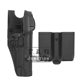 Tactical Serpa Level 3 Auto Lock Right Hand Waist Pistol Holster w/ Jacket Slot Duty Belt Loop & Mag Pouch for Colt 1911 M1911
Tactical Serpa Level 3 Auto Lock Right Hand Waist Pistol Holster w/ Jacket Slot Duty Belt Loop & Mag Pouch for Colt 1911 M1911