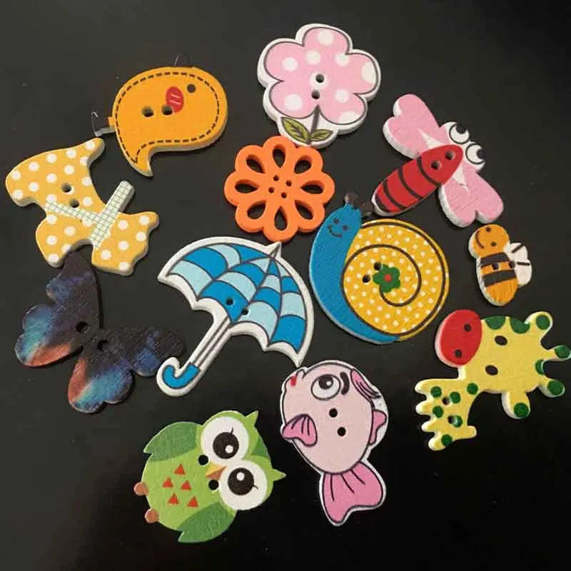 Mixed Cartoon Printed Wood Button Decorative Wooden Buttons For Clothes Handmade Scrapbooking Craft DIY 50Pcs
Mixed Cartoon Printed Wood Button Decorative Wooden Buttons For Clothes Handmade Scrapbooking Craft DIY 50Pcs