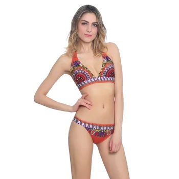 Swimwear Bikini Set Women Halter Top Print Floral Triangle Bikini Bathing Suit Women Swimwear Tankini brazilian Swimsuit
Swimwear Bikini Set Women Halter Top Print Floral Triangle Bikini Bathing Suit Women Swimwear Tankini brazilian Swimsuit