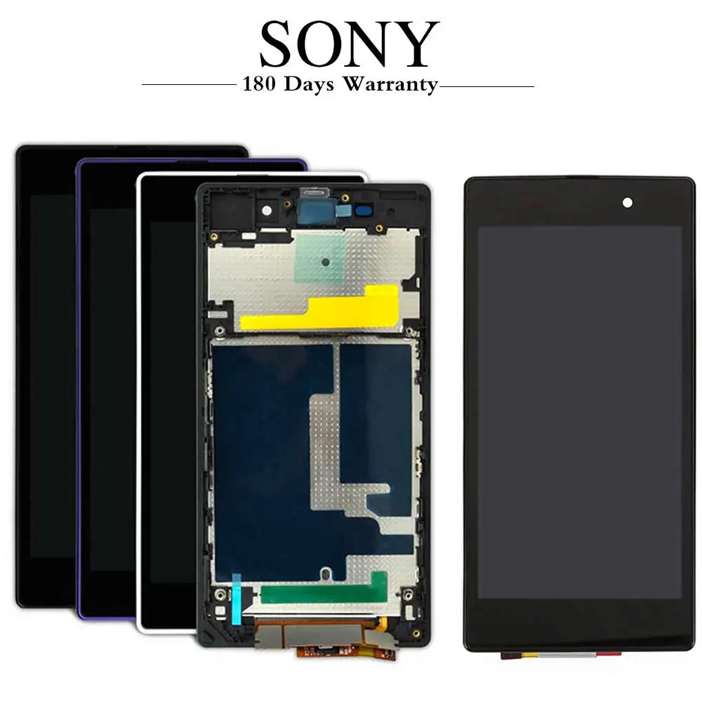 For Sony Xperia Z1 Screen LCD Display L39 L39H C6902 C6903 LCD Touch Digitizer with Frame Assembly + Adhesive
For Sony Xperia Z1 Screen LCD Display L39 L39H C6902 C6903 LCD Touch Digitizer with Frame Assembly + Adhesive