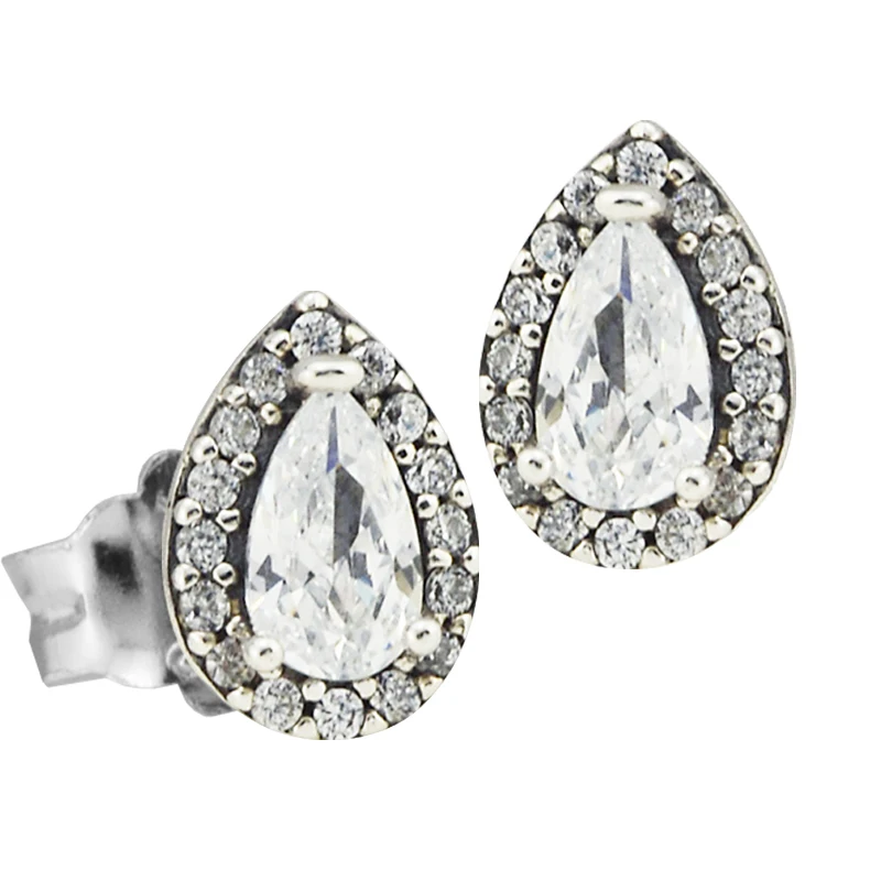 Radiant Teardrops Stud Earrings 925 Sterling Silver Clear CZ Water Drop Shape Earrings for Women Original Jewelry Accessories
Radiant Teardrops Stud Earrings 925 Sterling Silver Clear CZ Water Drop Shape Earrings for Women Original Jewelry Accessories