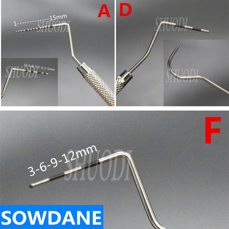 3 Pcs Set Dental Stainless Steel Periodontal probe with Scaler Explorer Instrument Tool Endodontic
3 Pcs Set Dental Stainless Steel Periodontal probe with Scaler Explorer Instrument Tool Endodontic