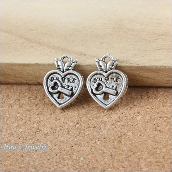80pcs vintage cute heart charm Antique silver Pendant DIY European Style Jewelry Making B194
80pcs vintage cute heart charm Antique silver Pendant DIY European Style Jewelry Making B194